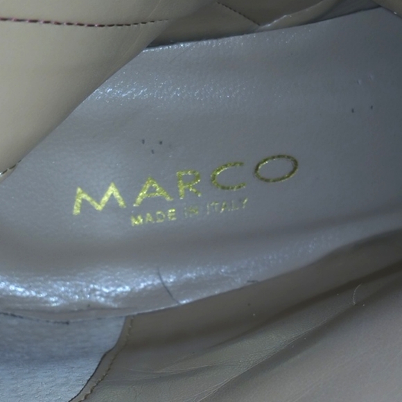 Italian Patent Burgundy Knee High Block Heel Boots Women’s size … - Picture 10 of 14